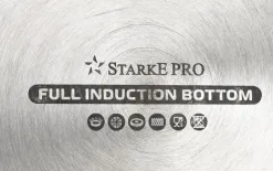 Starke PRO Rondel 1,2 L Luxury Grey z powłoką Marble na indukcję New