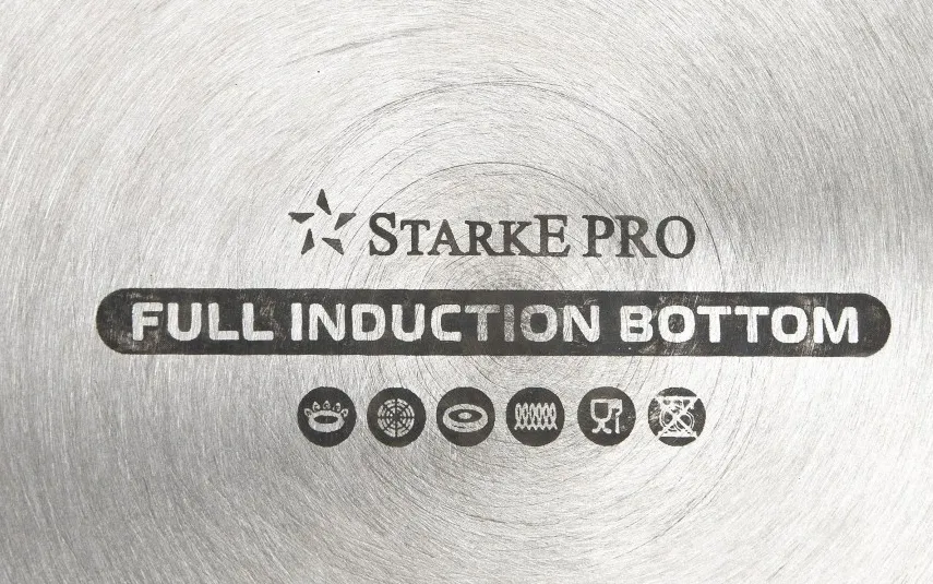 Starke PRO Rondel 1,2 L Luxury Grey z powłoką Marble na indukcję New