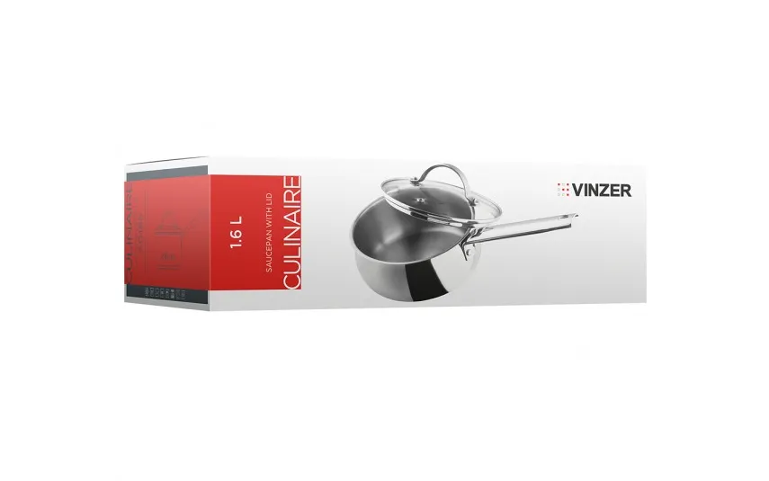 Vinzer Rondel z pokrywką 1,6 L Culinare Best