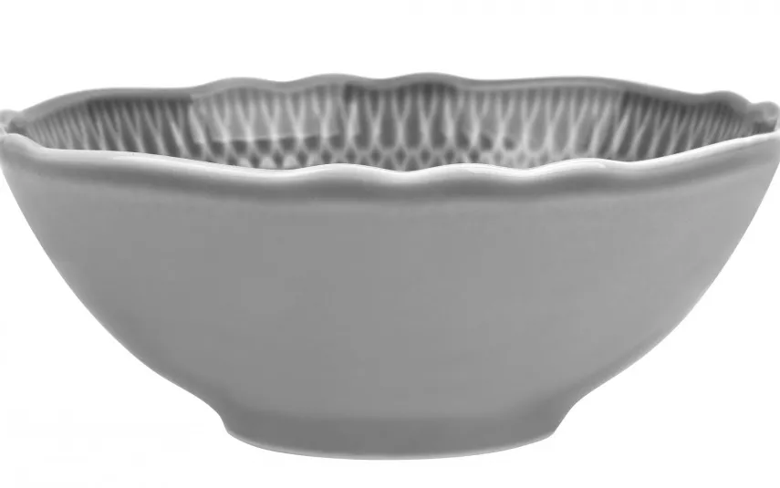 Cmielow Salaterka 17 cm Sofia Szara Clearance
