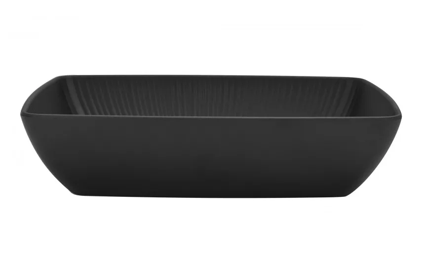 APS Salaterka GN 1/2 Nero z melaminy czarna 85276 Clearance