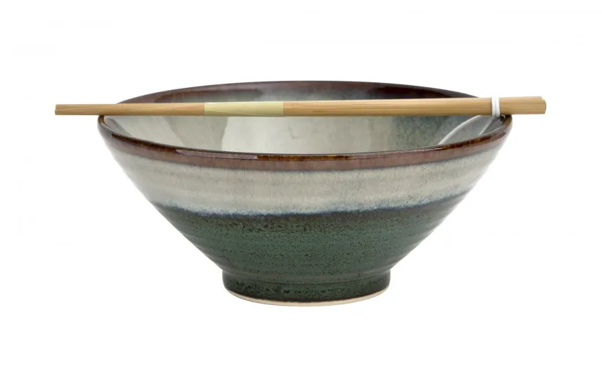 MPLCo Salaterka 1L Ramen Ombres Turquoise + pałeczki Clearance