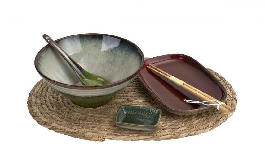 MPLCo Salaterka 1L Ramen Ombres Deep Blue + pałeczki Outlet