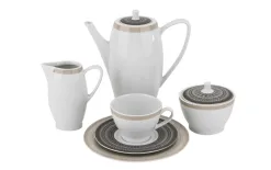 Kristoff Serwis kawowy 6/21 brąz/beż Discount