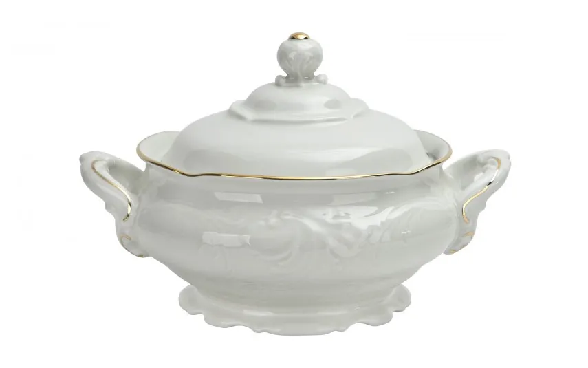 Chodziez Serwis obiadowy 12/40 + Waza Fryderyka Ivory Discount