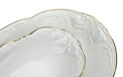 Chodziez Serwis obiadowy 12/40 + Waza Fryderyka Ivory Discount