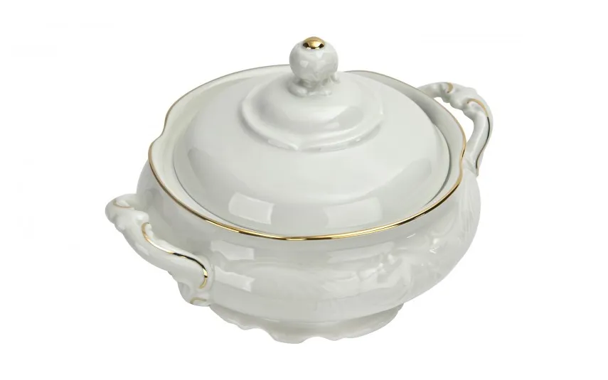 Chodziez Serwis obiadowy 12/40 + Waza Fryderyka Ivory Discount