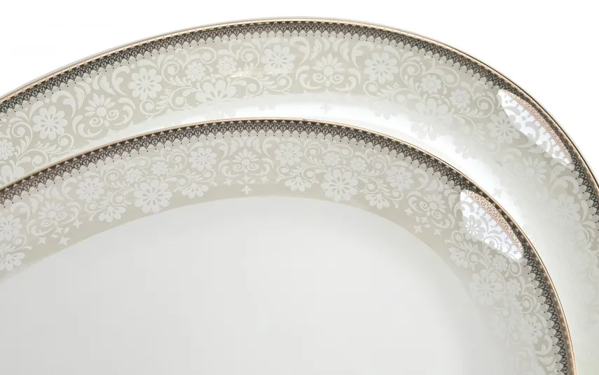 Witek Home Serwis obiadowy 12/42 Creamy Hot