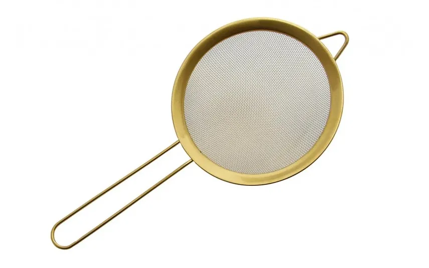 MPLCo Sitko stalowe 20 cm z rączką złote Sale