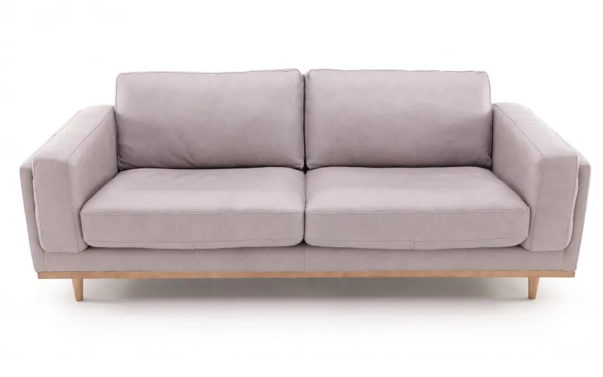 Witek Home Sofa Biella FK-3P2C skóra szara Best