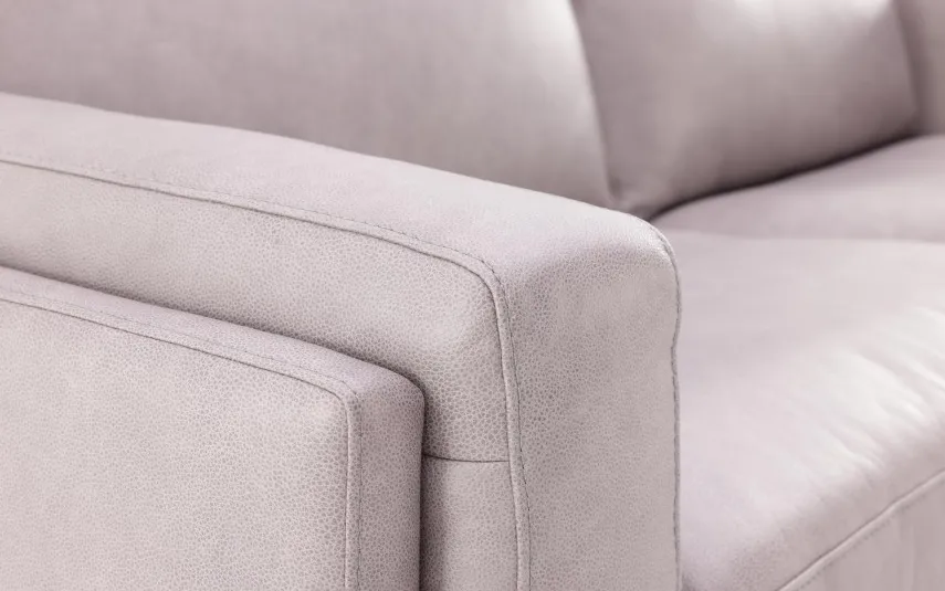 Witek Home Sofa Biella FK-3P2C skóra szara Best