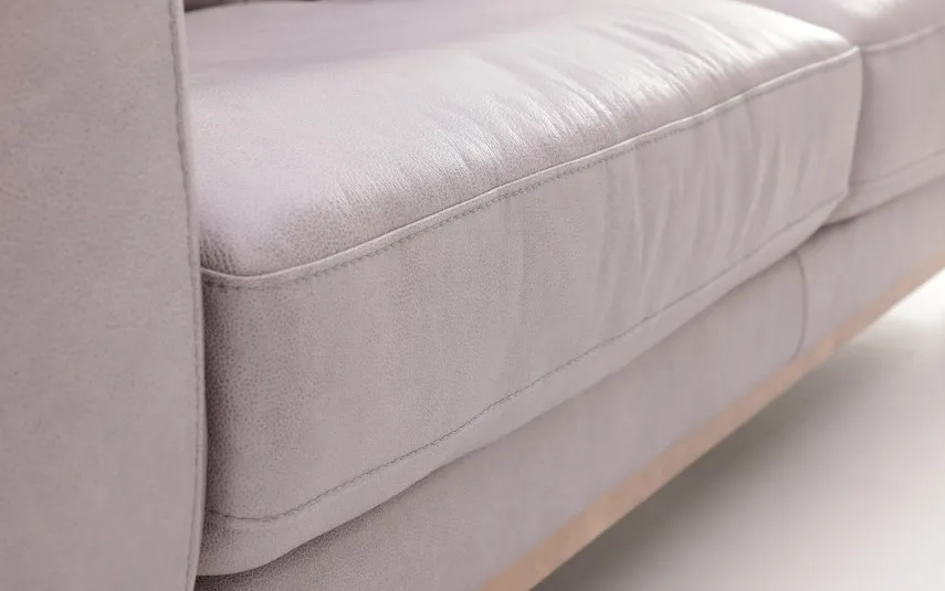 Witek Home Sofa Biella FK-3P2C skóra szara Best