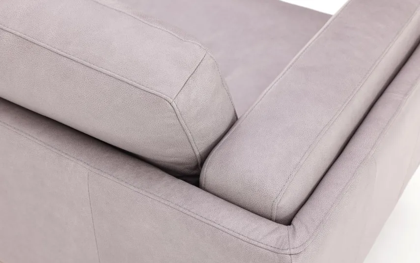 Witek Home Sofa Biella FK-3P2C skóra szara Best