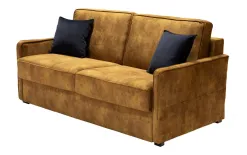 EMMOHL Sofa Slim z funkcją spania i materacem 140cm Discount