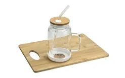 Vialli Design Słoik ze słomką 600 ml Fuori biały Clearance