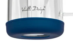 Vialli Design Słoik ze słomką 600 ml Fuori granatowy Fashion