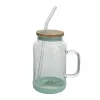 Vialli Design Słoik ze słomką 600 ml Fuori miętowy New
