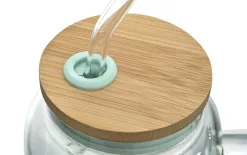 Vialli Design Słoik ze słomką 600 ml Fuori miętowy New