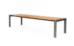 Oltre Stół ogrodowy rozkładany RIALTO 217 cm Tek/antracyt Fashion