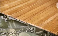 Oltre Stół ogrodowy rozkładany RIALTO 217 cm Tek/antracyt Fashion
