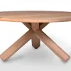 Vimine Stół ogrodowy teak BORDEAUX ⌀170cm Clearance