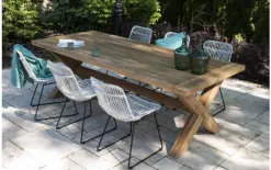 Vimine Stół ogrodowy teak LYON 240 cm Sale