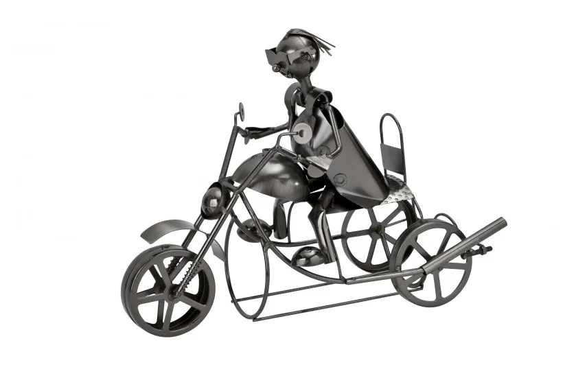 Hinz Stojak na wino Motocyklista W164 Clearance
