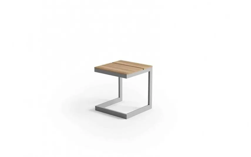 Zumm Stolik ogrodowy GRENADA teak szary Discount