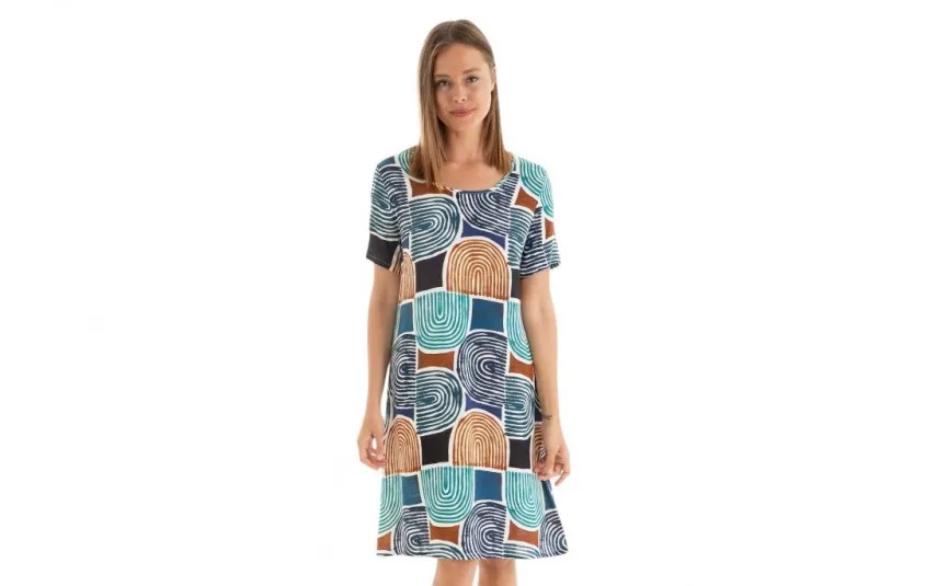 Massana Homewear Sukienka plażowa rozm. M Bluish L257425 New