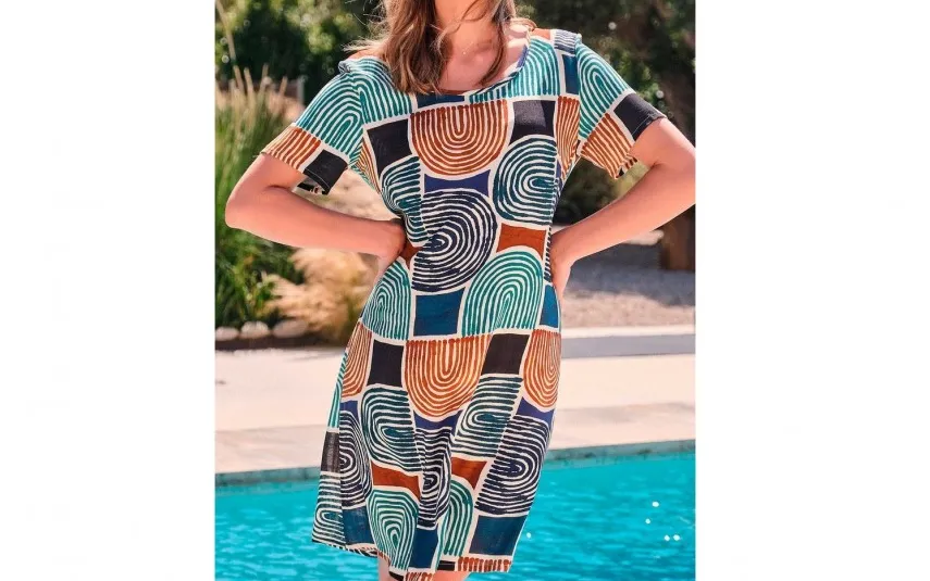Massana Homewear Sukienka plażowa rozm. S Bluish L257425 Sale