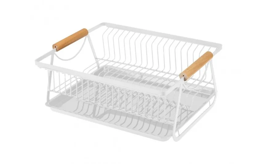Galicja Suszarka ociekacz do naczyń 35x28x14,5cm kremowy ADELLE Best
