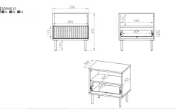 Ml Meble Szafka nocna 322009 Hot