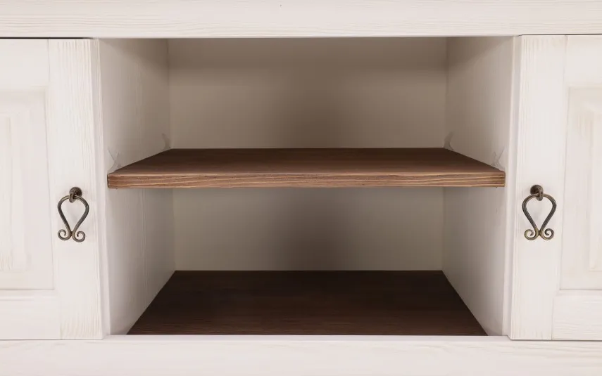 Witek Home by K Szafka rtv I P14 Biały postarzany 02 Outlet