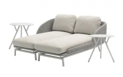 Couture Jardin Szezlong dwuosobowy ogrodowy na taras SCOOP II Outlet