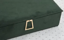 Art-Pol Szkatułka na biżuterię 19,5 x 11,5 x 6 cm zielona Online