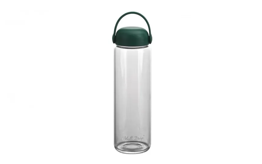 Vialli Design Szklana butelka na wodę 540 ml Fuori zielona Best