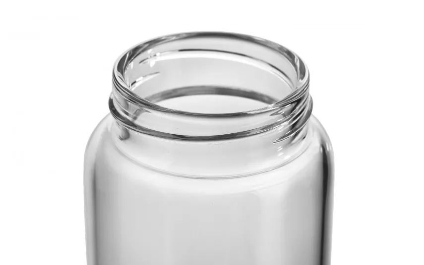 Vialli Design Szklana butelka na wodę 540 ml Fuori granatowa Sale