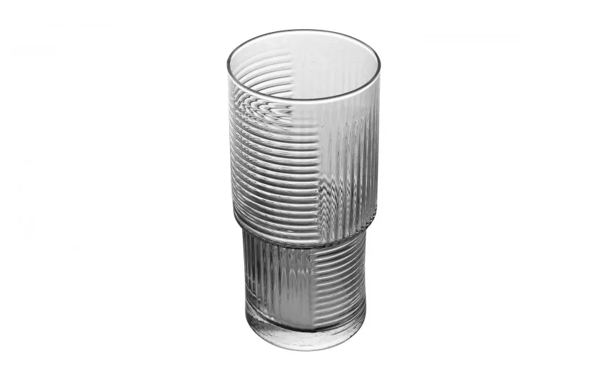 Glasmark Szklanka 400 ml w prążki GLS400 Discount