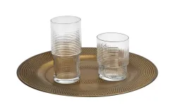 Glasmark Szklanka 400 ml w prążki GLS400 Discount