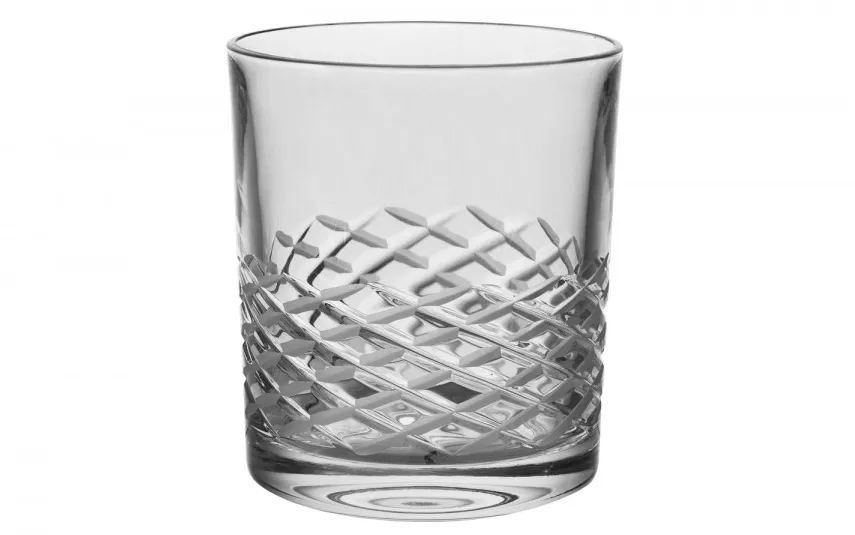 Bohemia Szklanka Whisky Half Clear 9,5 cm. New