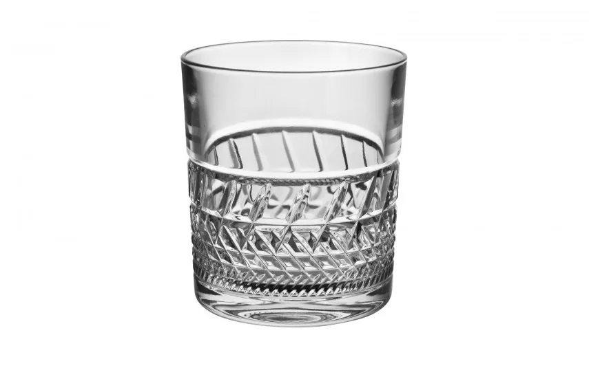 Bohemia Szklanka Whisky Prostokąty 9,5 cm. Fashion