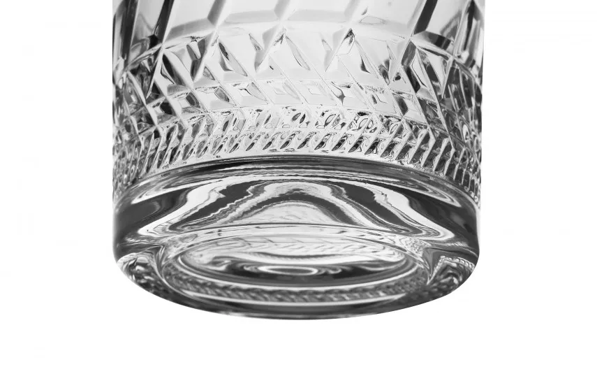 Bohemia Szklanka Whisky Prostokąty 9,5 cm. Fashion