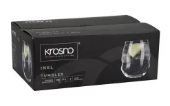 Krosno Szklanka do napojów 330 ml Inel Clearance