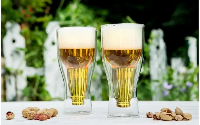 Vialli Design Szklanka do piwa z podwójną ścianką 350 ml Amo 20313 Online