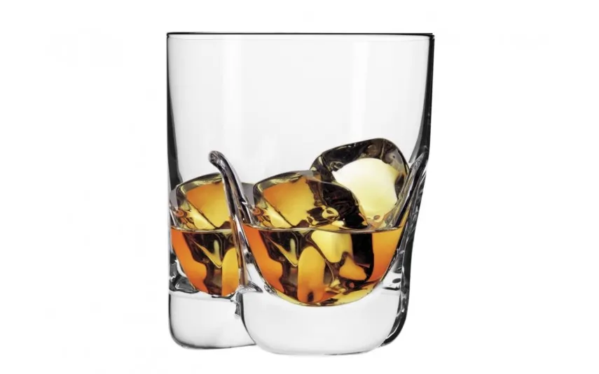Krosno Szklanka do whisky 250ml Mixology grube dno New