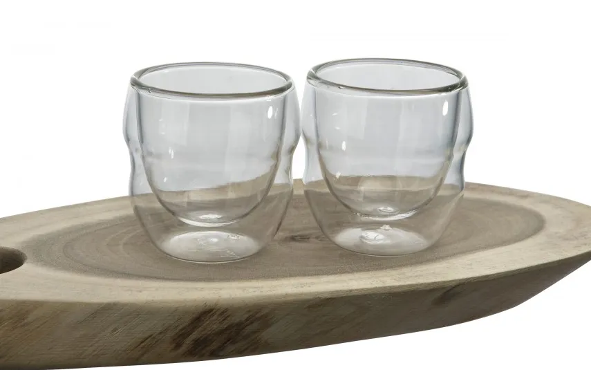 Vialli Design 2 szklanki do espresso z podwójną ścianką 70 ml Sferico Outlet