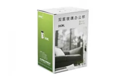 Witek Home Szklany kubek 360ml z nakrętką Best