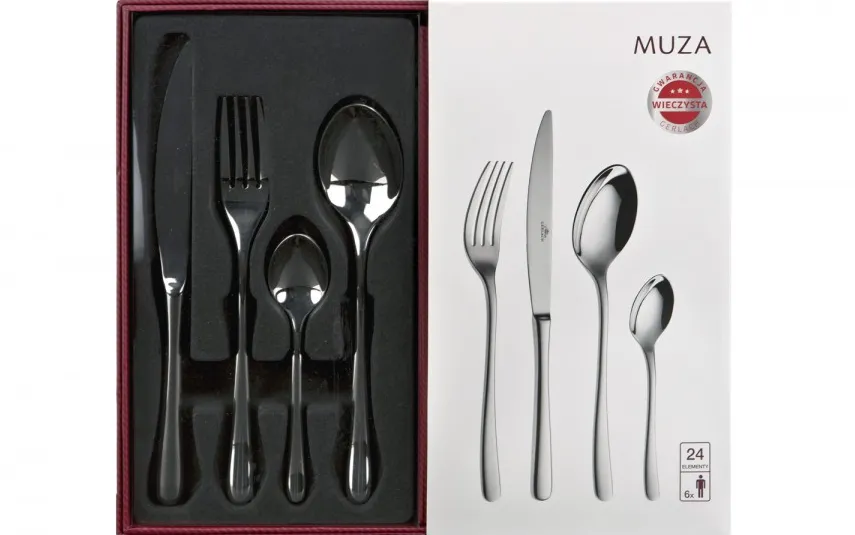 Gerlach Sztućce 24 Sztuk Muza Połysk Discount