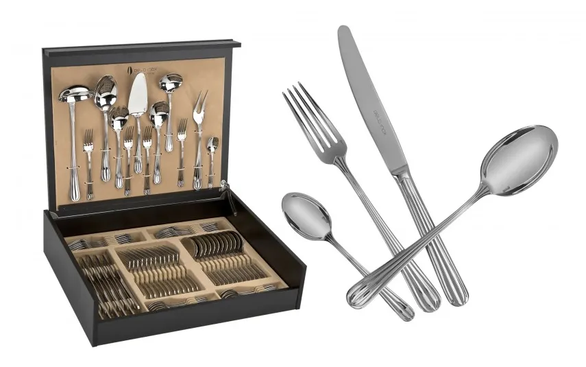 Belo Inox Sztućce Duo 12/72 w kasecie drewnianej Clearance