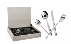 Belo Inox Sztućce Luna 6/24 w kasecie drewnianej Online